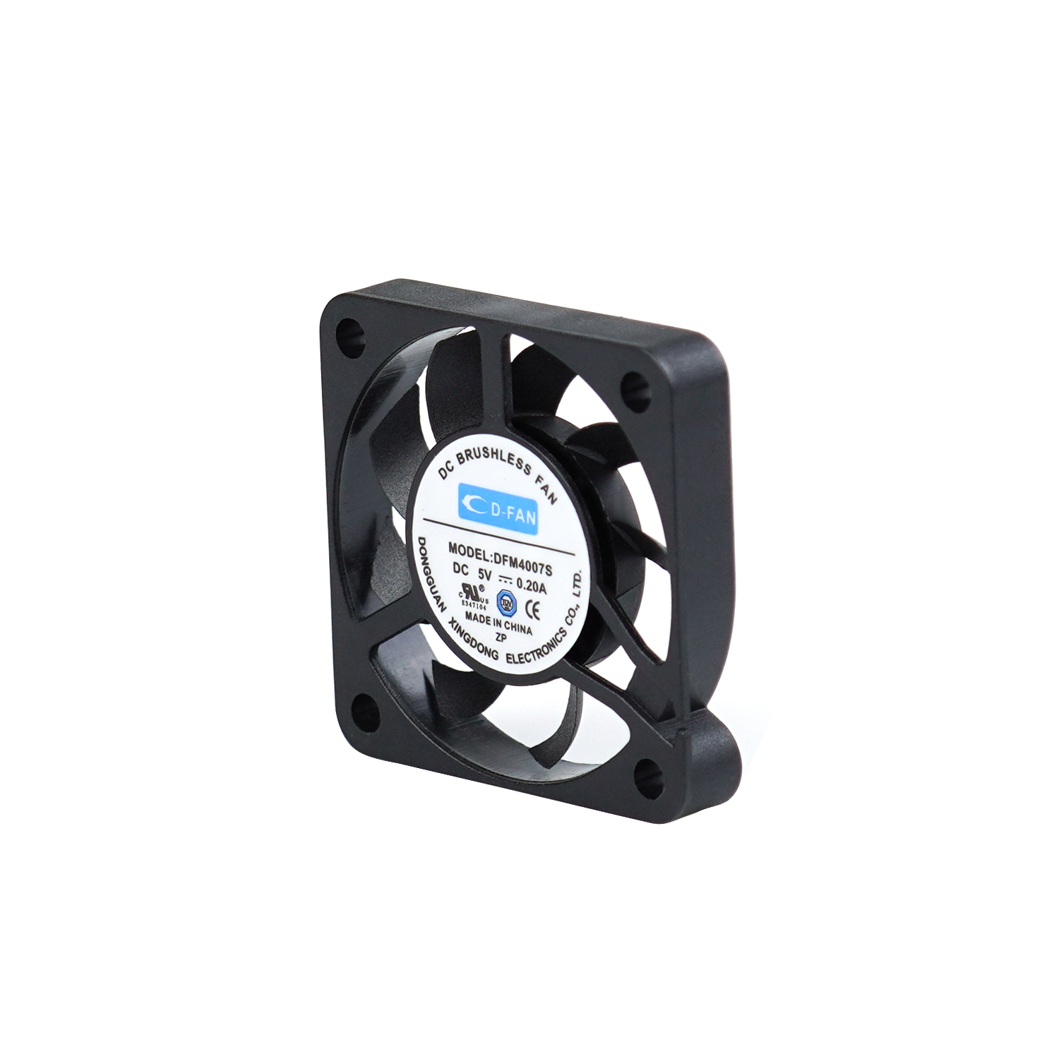 Fan assiale mini DC da 40x40x7mm 5V 12V 40mm