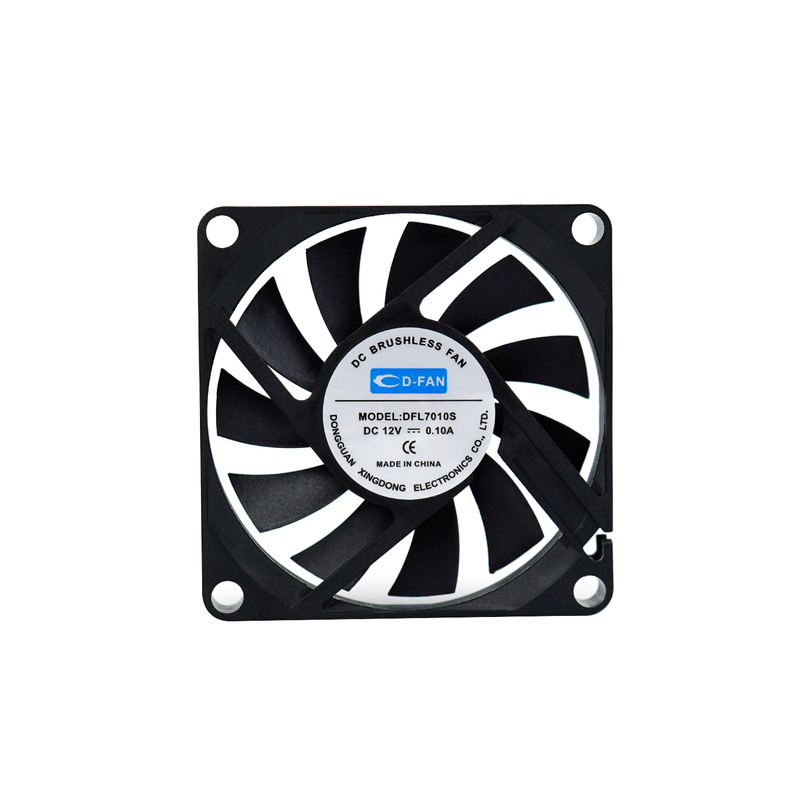 70x70x10mm 12V 24V 70mm DC Axial Fan Assial Fan di scarico industriale